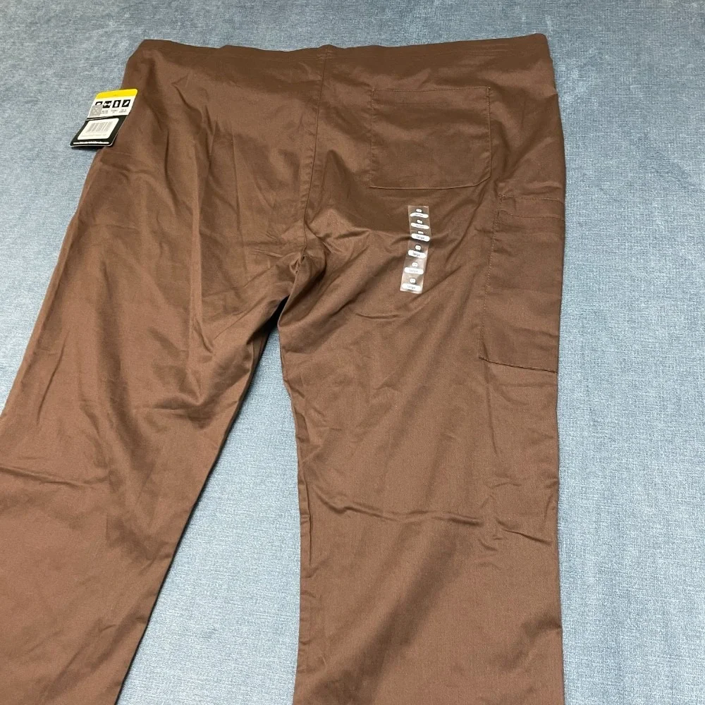 WonderWink University Of Wyoming Scrubs Pants Unisex Adults L Brown Drawstring - Picture 13 of 13